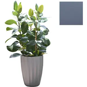 Slide Vase Star H 59 Cm (Bleu Poudre - Polyéthylène) pas cher