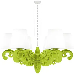 SLIDE lampe à suspension CROWN OF LOVE (Citron vert - Polyéthylène) pas cher