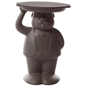 SLIDE table basse AMBROGIO (Chocolat / Gris - Polyéthylène)