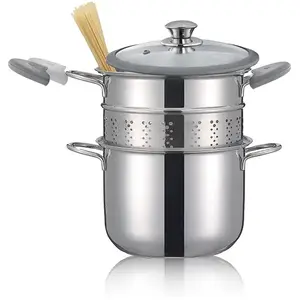 Cuit-pâtes Premium inox 20 cm 4 L Inoxriv pas cher