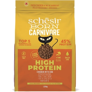 Schesir Born Carnivore High Protein poulet, oeuf pour chat - 1,25 kg pas cher