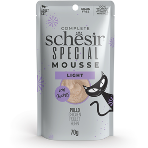Schesir Special Light 12 x 70 g pour chat - poulet pas cher