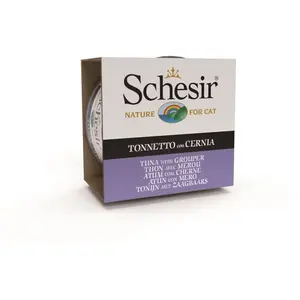 schesir Schesir Chat en gelée de 85 g, Ton et Mérou (8005852172709) pas cher