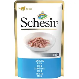 Aliments humides pour Chats AGRAS DELIC Schesir Chat sasz.85g Thon en gelée