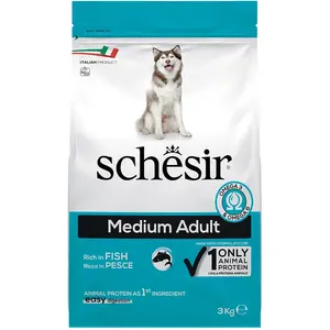 Schesir Medium Adult poisson pour chat - 3 kg pas cher