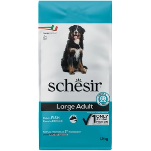 Schesir Large Adult poisson pour chien - 12 kg pas cher