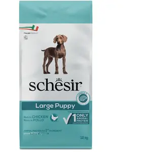 Schesir Large Puppy poulet pour chiot - 12 kg pas cher