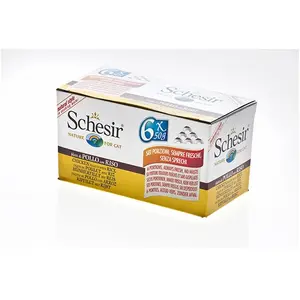 Schesir Schesir Chat - Filets De Poulet Et Riz Au Naturel - 6 X 50g pas cher