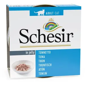 Comparateur de prix : Schesir 20x85g+4 Offertes Thon En Gelée Schesir Boîtes Pour Chat