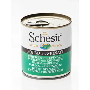 Schesir Pâtée Pour Chien Schesir En Gelée - Boîte 285 G Poulet Avec Épinards