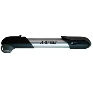 Pompe Mini Télescopique MVTEK en Aluminium Noir, 210mm, 8 Bar, Double Chambre pas cher
