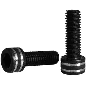 Vis M5x15mm en Aluminium CNC Noir (2 Pièces) - XON pas cher