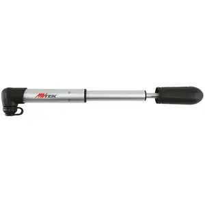 Mvtek Pompe de Course 210mm en Aluminium Noir, 8 Bar, Double Chambre, Valves Presta/Schrader pas cher