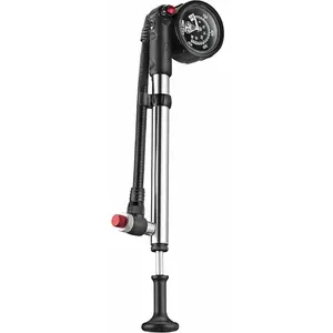 Comparateur de prix : Mvtek Pompe de fourche en aluminium 28 Bar avec poignée en plastique et manomètre