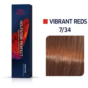 Comparateur de prix : Colorations vibrant reds, 7/34 : blond doré cuivré, 60ml, wella, femme