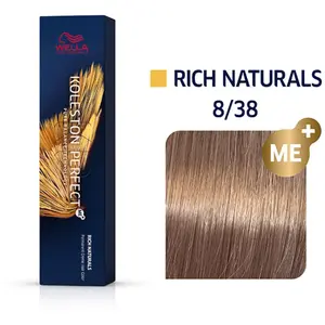 Comparateur de prix : Wella Koleston Perfect Me Coloration Permanente 8/38 Rich Naturals