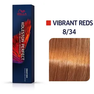 Comparateur de prix : Wella Professionals Colorations vibrant reds, 8/34 : blond clair doré cuivré, 60ml,, femme