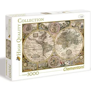 Clementoni Jigsaw High Quality Collection - ancienne carte 3000 pièces