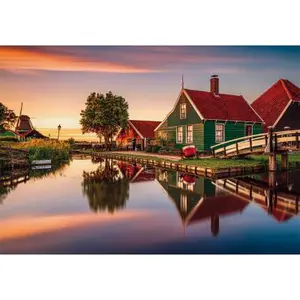 Comparateur de prix : Puzzle 1500 pièces - Clementoni - Zaanse Schans - Paysage et nature - Coloris Unique