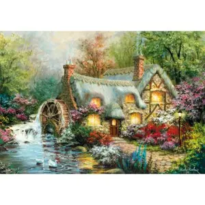 Puzzle 1500 pièces - CLEMENTONI - Retraite champêtre - Paysage et nature - Intérieur - Adulte