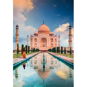 Comparateur de prix : Clementoni - 1500p Taj Mahal - 59,2 x 84,3 cm - Avec poster
