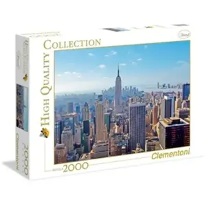 Puzzle New York - Clementoni - 2000 pièces - Qualité anti-reflet - Mixte pas cher