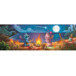 Clementoni Puzzle Compact 1000 pièces Panorama : Stitch