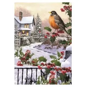 Clementoni Puzzle 1000 Noël Coll. Robin et Houx (1000 pièces) pas cher