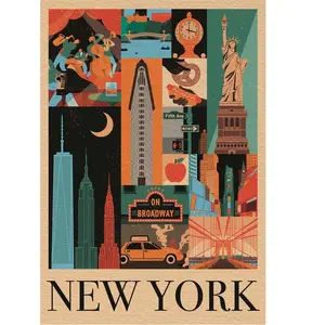 Puzzle 1000 pièces : Style en ville, New York
