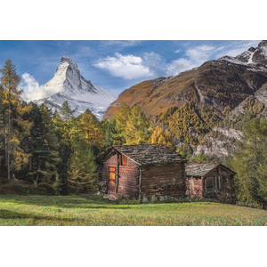Clementoni Puzzle Compact 500 pièces : Le charmant Cervin pas cher