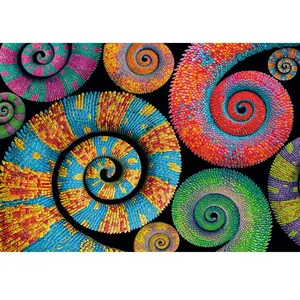 Comparateur de prix : Clementoni - 500p Colorboom Curly - 49 x 36 cm