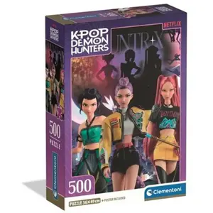 Clementoni - K-Pop Demon Hunters - Puzzle 500 Pièces