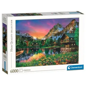 Puzzle 6000 pièces - Clementoni - Lac alpin - Blanc - A partir de 15 ans