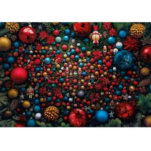Clementoni - Puzzle 1000 pièces - Ambiance de Noël - Collection Impossible - Jeu de société Adulte- Fabriqué en Italie pas cher