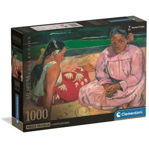 Clementoni Puzzle Compact 1000 pièces : Gauguin - Femmes de Tahiti pas cher