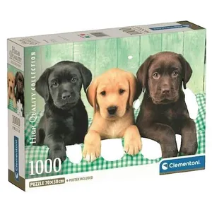 Comparateur de prix : Clementoni Puzzle Compact 1000 pièces : Les Trois Laboratoires