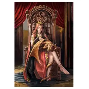Clementoni Puzzle Compact 1000 pièces : Anne Stokes - Amis pour toujours