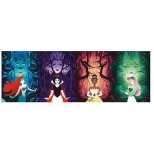 Clementoni Puzzle Panorama 1000 pièces : Princesses Disney pas cher
