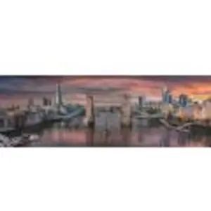 Clementoni Puzzle 1000 pièces panoramique : De l'autre côté de la Tamise pas cher