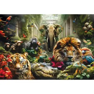 Puzzle 1000 pièces - CLEMENTONI - Jungle Mystique - Paysage et nature - Mixte - Intérieur pas cher