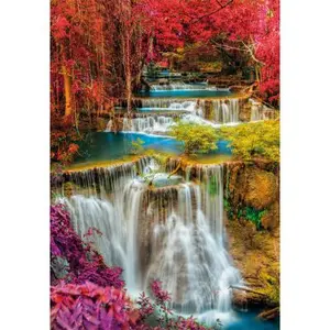 Chutes Thaïlandaises Colorées 1000 Pièces Clementoni pas cher