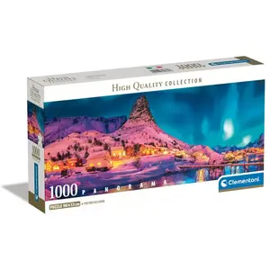 Comparateur de prix : Clementoni - 1000p Pannorama Lofoten Island- 98 x 33 cm - Avec poster