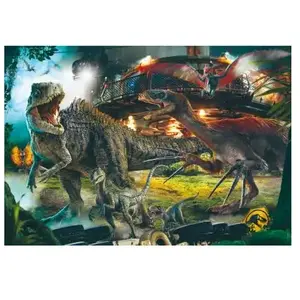 Puzzle 1000 pièces - Clementoni - Jurassic World - Poster inclus - 12 ans - Dimensions 70 x 50 cmVendu paramazon