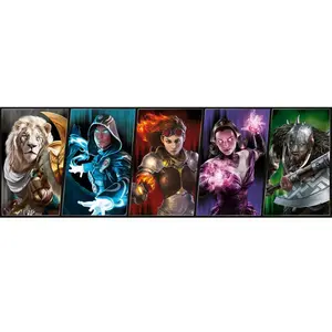 Puzzle 1000 pièces Clementoni Magic the Gathering Panorama pas cher