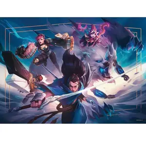 Puzzle 1000 pièces - CLEMENTONI - League of Legends - 69x50 cm - Âge minimum 12 ans - Mixte
