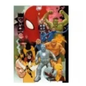 Puzzle 1000 pièces - CLEMENTONI - Marvel 80 - Blanc - Adulte pas cher