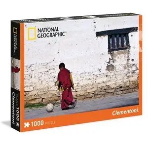 National Geographic Puzzle 1000 Pièces : Jeune Moine Bouddhiste, Clementoni pas cher