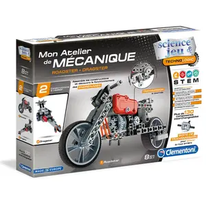 Clementoni - Mon atelier de mécanique - Roadster et Dragster pas cher