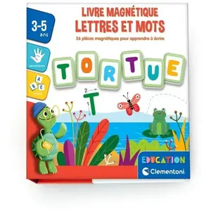 Livre magnétique lettres et mots - Clementoni pas cher