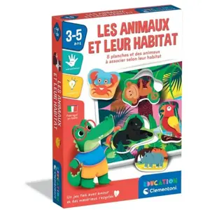 Clementoni Les animaux et leur habitat pas cher
